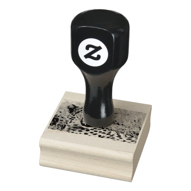 Cheetah Portrait Rubber Stamp (Stamp)