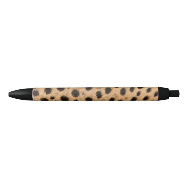 Cheetah Print Black Ink Pen (Front)