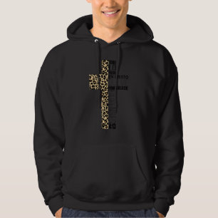 Cheetah Print Christian Verse Spanish Women Españ Hoodie