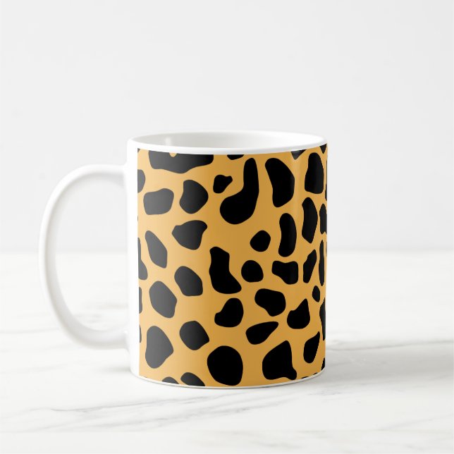 Cheetah Print Coffee Mug (Left)