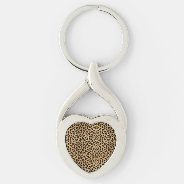 Cheetah Print Key Ring (Front)