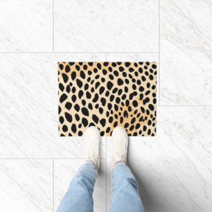 Cheetah Print Pattern Doormat