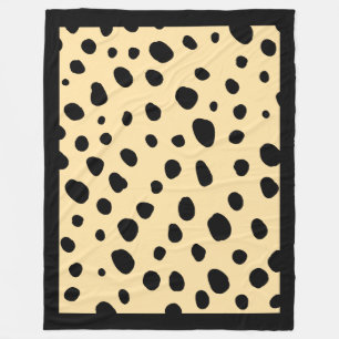 Cheetah Print Pattern Fleece Blanket