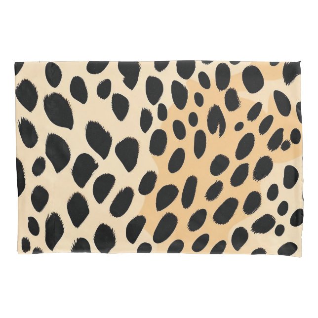 Cheetah Print Pattern Pillowcase (Front)
