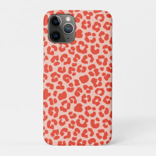 Cheetah Print Pattern Red iPhone 11 Pro Case