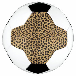 Cheetah Print Soccer Ball