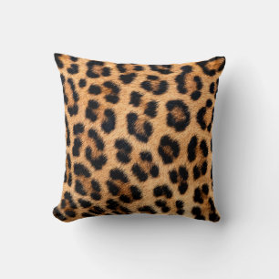 Cheetah print texture cushion