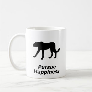 Cheetah Pursue Happiness Coffee Mug