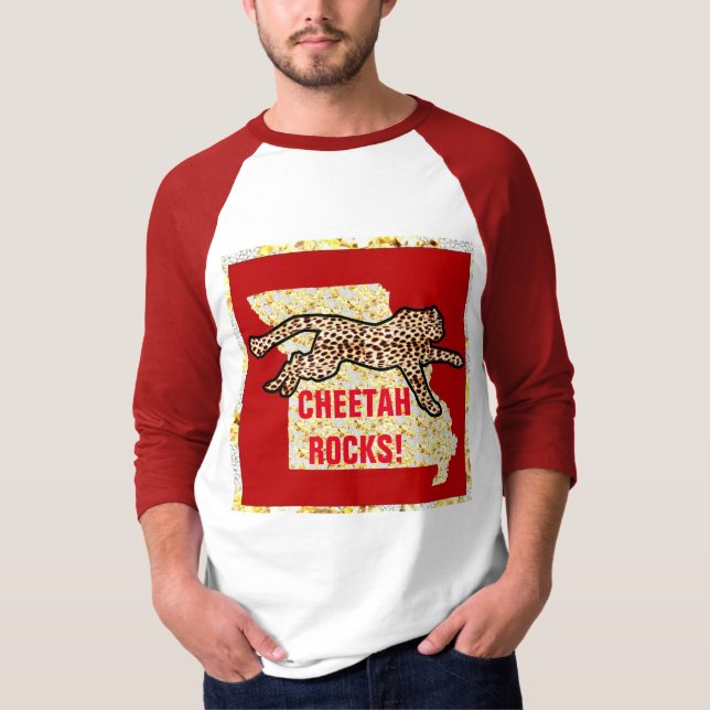 CHEETAH ROCKS! T-Shirt (Front)