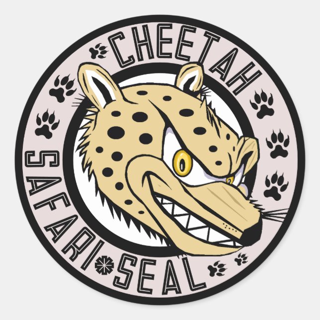 Cheetah Safari Seal (Front)