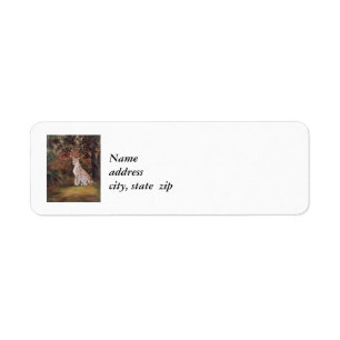 Cheetah Sitting Proud Return Address Labels