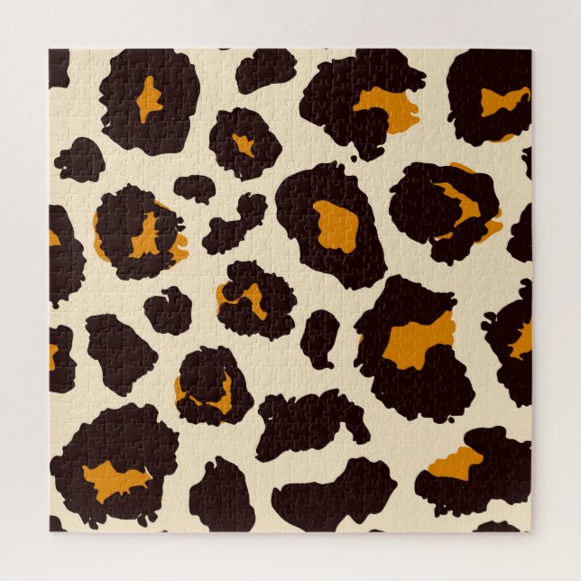 Cheetah Skin, Animal Print Texture. Jigsaw Puzzle (Vertical)