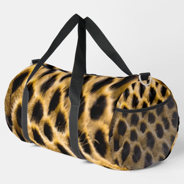 Cheetah Skin gym back Duffle Bag (Right Corner)