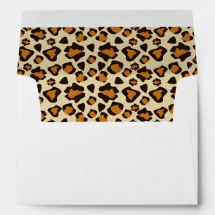 Cheetah skin pattern envelope