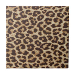 Cheetah Skin Print Ceramic Tile