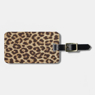 Cheetah Skin Print Luggage Tag