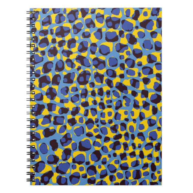 Cheetah skin texture, seamless animal print. notebook (Front)