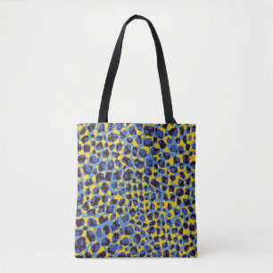 Cheetah skin texture, seamless animal print. tote bag