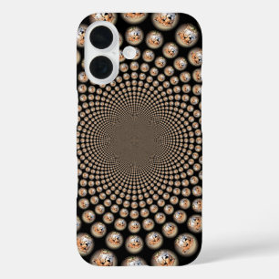 Cheetah Spin Spectacle – Feline Frenzy: Colourful  iPhone 16 Case