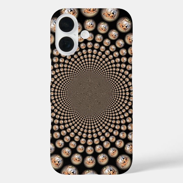 Cheetah Spin Spectacle – Feline Frenzy: Colourful  Case-Mate iPhone Case (Back)