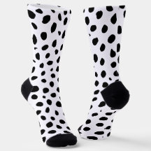Cheetah Spots Black White