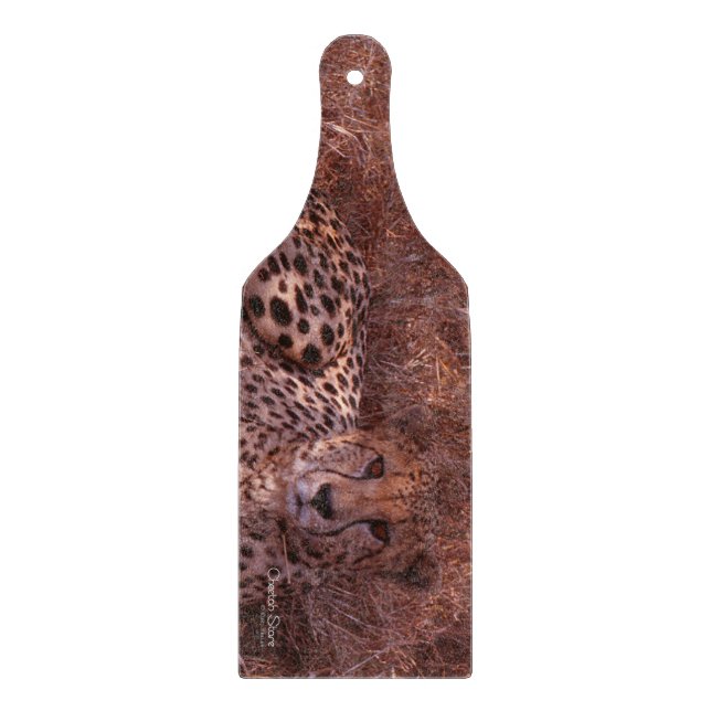 Cheetah Stare Cutting Board (Front)