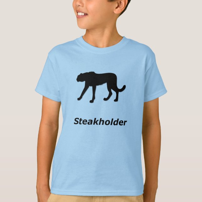Cheetah Steakholder T-Shirt (Front)