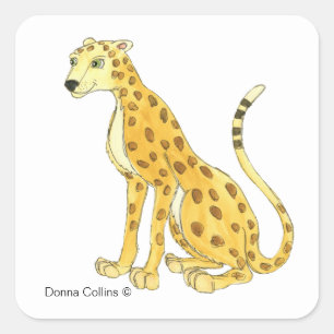 Cheetah Sticker