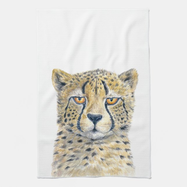 Cheetah Tea Towel (Vertical)