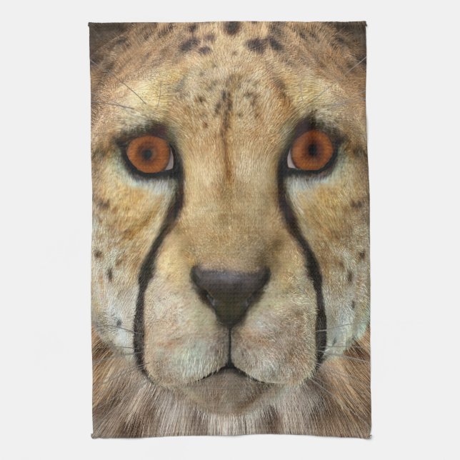 Cheetah Tea Towel (Vertical)