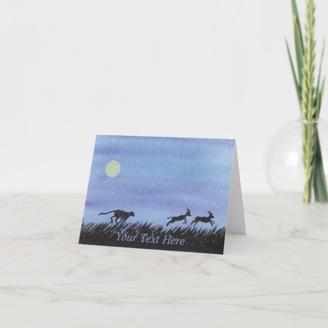 Cheetah Thank You Card (Front)