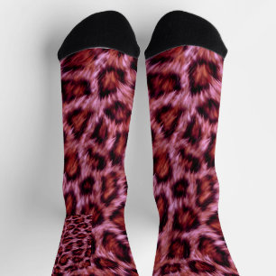 cheetah vibes socks