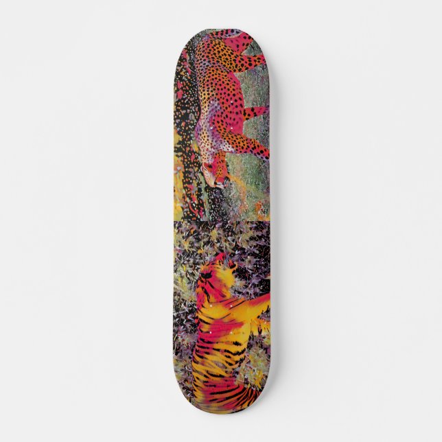 Cheetah vs Tiger Skateboard (Front)