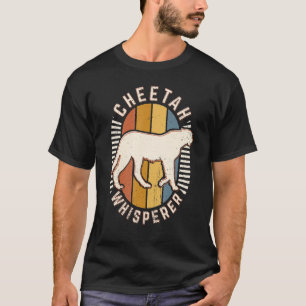 Cheetah Whisperer Vintage Classic Retro Animal Lov T-Shirt