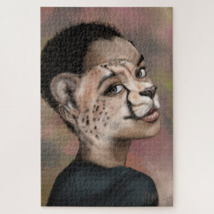 Cheetah Woman Puzzle