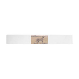 Cheetah Wraparound Address Label