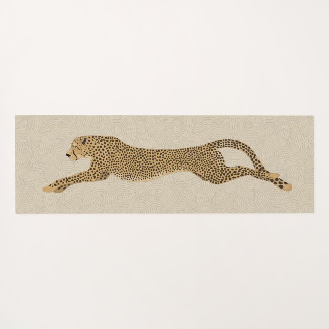 Cheetah Yoga Mat (Back (Horizontal))