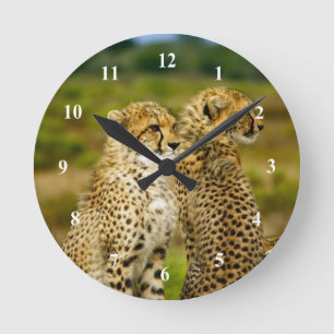 Cheetahs Clock