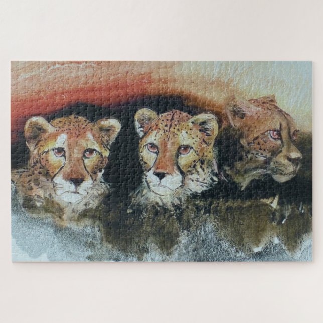Cheetahs Jigsaw Puzzle (Horizontal)