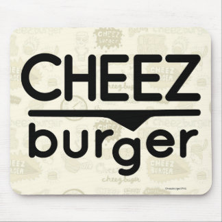 Cheezburger Logo (black) Mouse Pad