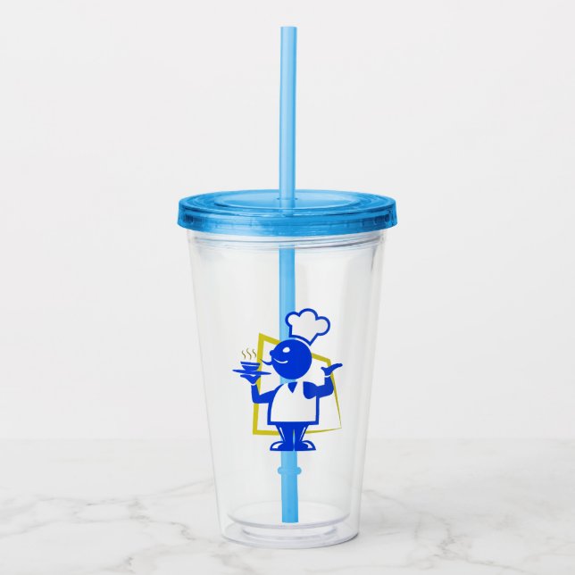 Chef Acrylic Tumbler (Front)