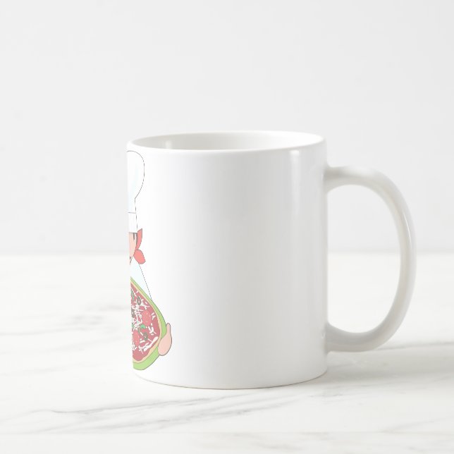 Chef and Pizza Coffee Mug (Right)