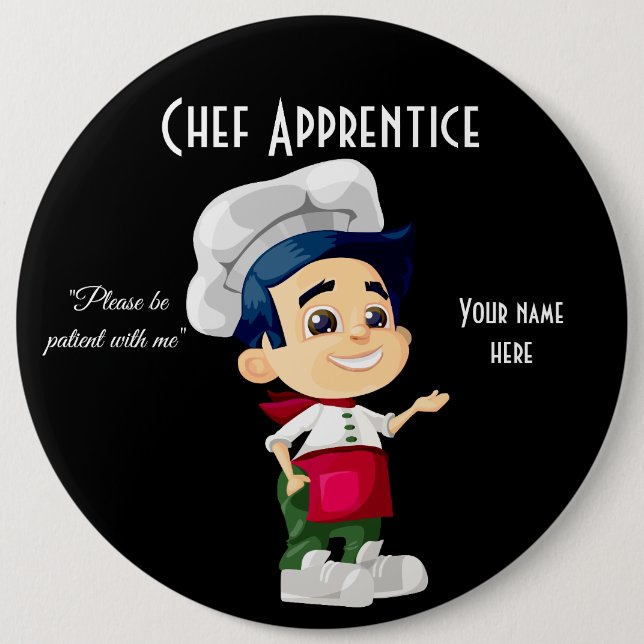 Chef Apprentice 2, Round Button (Front)