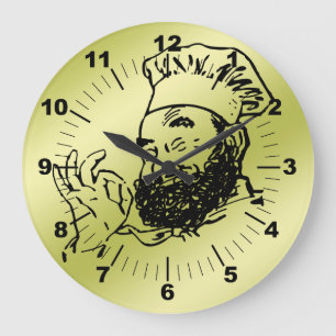 chef approve large clock
