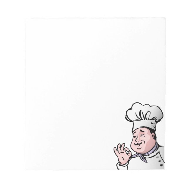 Chef approves notepad (Front)