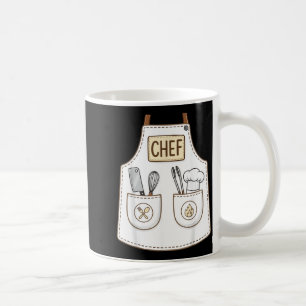 Chef Apron Funny Cute Culinary Cooking Costume Coffee Mug