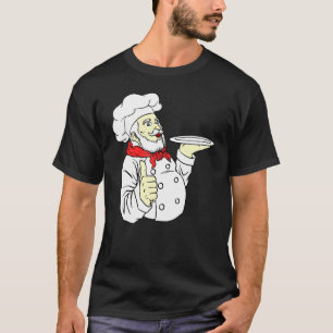 Chef Apron Hat Cook Foodie Gourmet Connoisseur T-Shirt