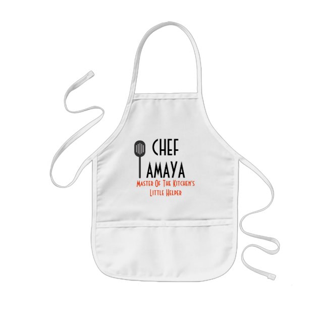 Chef Apron- Little Helper Kids Apron (Front)