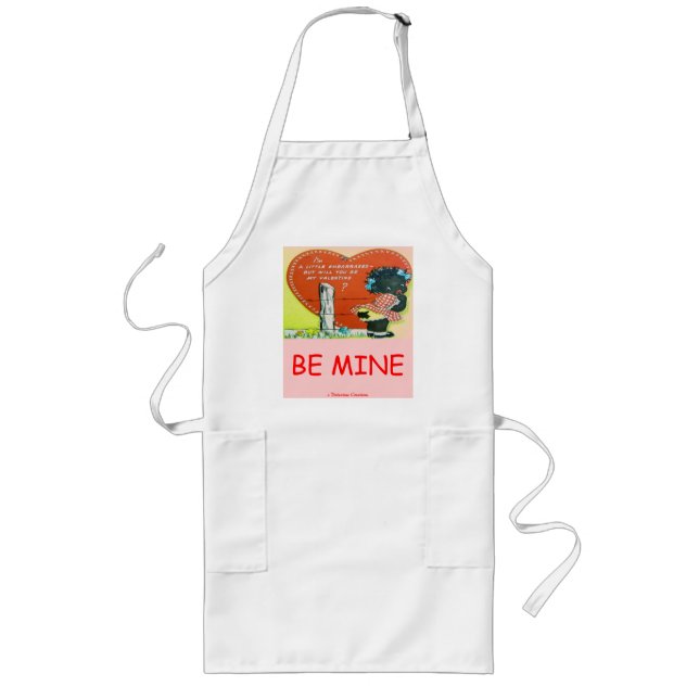 CHEF APRONS - AFRICAN AMERICAN VALENTINES DAY GIFT (Front)