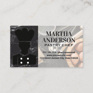 Chef Baking Ingredients and Tools Business Card